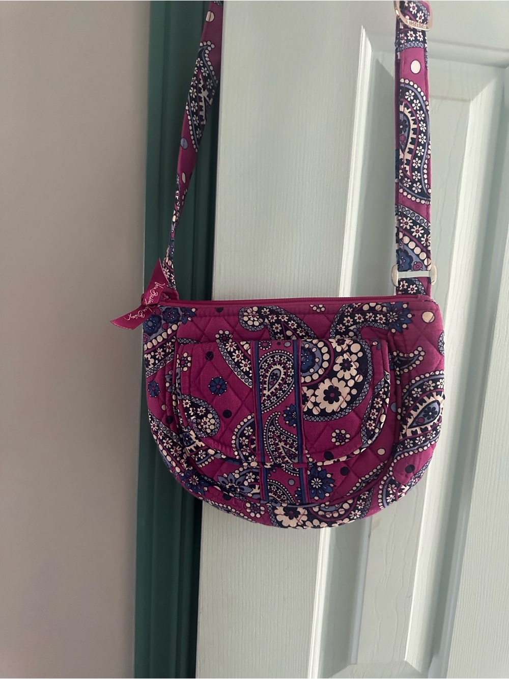 Vera Bradley Quilted Paisley Crossbody Bag